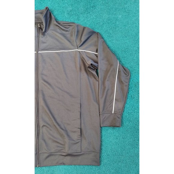 NIKE DRI-FIT MEN'S XL GRAY FULL ZIP LIGHTWEIGHT JACKET - Picture 3 of 7